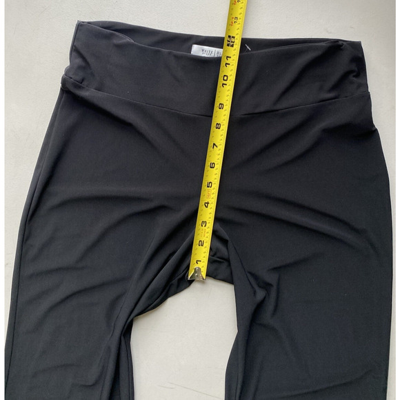 White House Black Market Crop Pants Womens Small NEW Black Pull On Soft Stretch - Picture 8 of 9